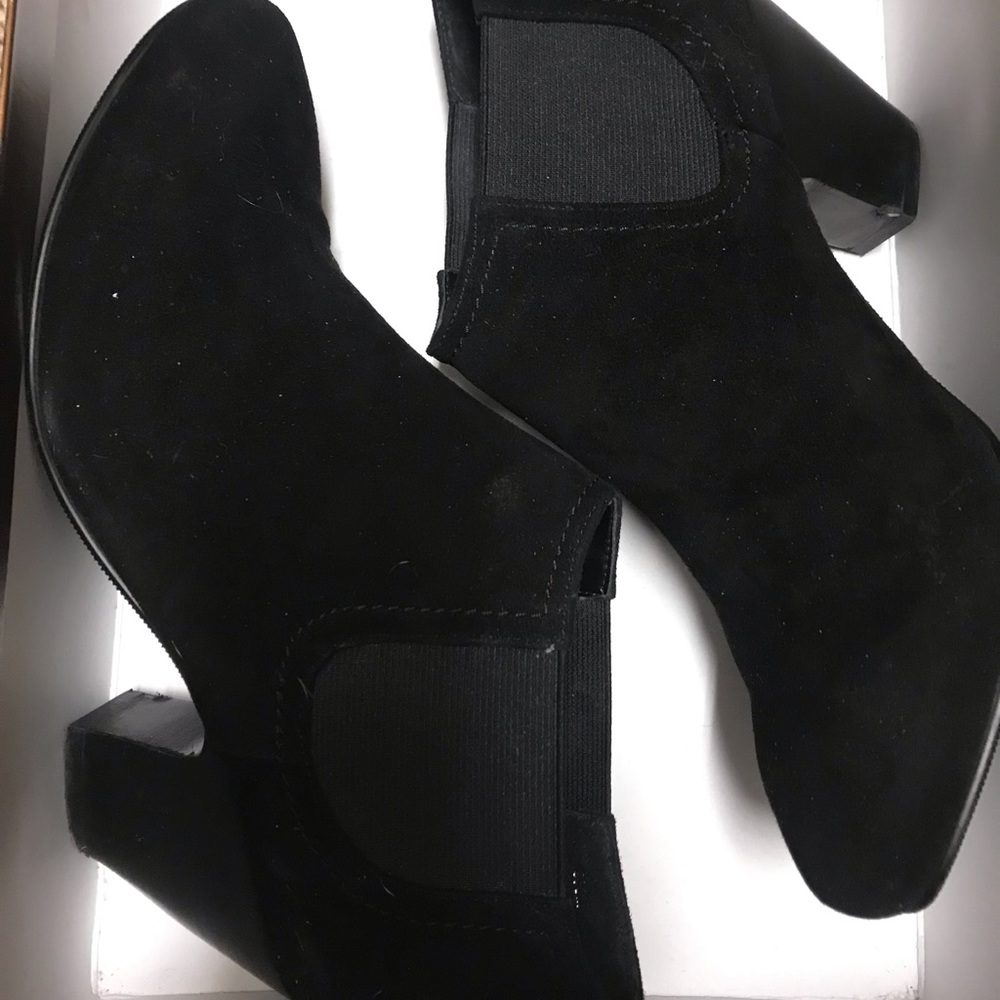 Also suede booties